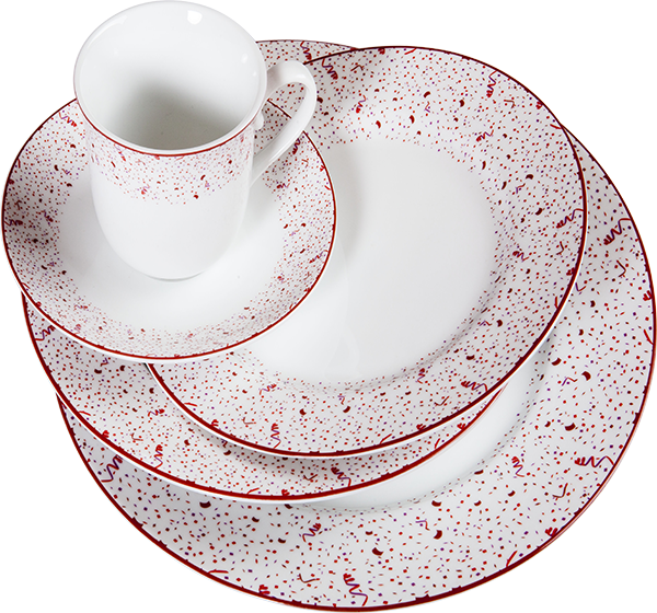Dinner Set Shape PP-01 (Deco-17340)