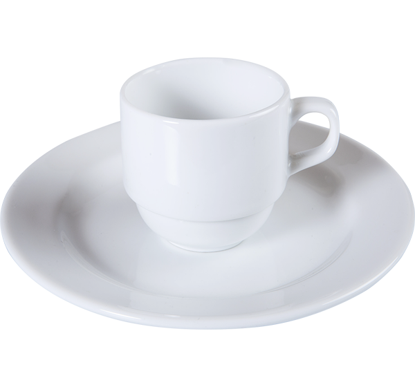 Coffee Cup Saucer (73x73x50mm) 120cc